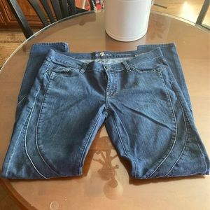 7 for all mankind blue jeans